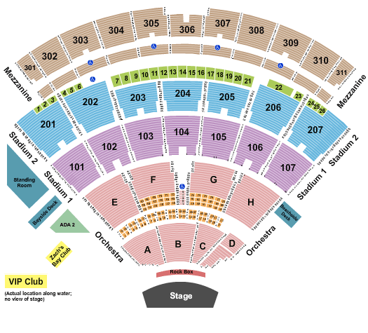 Jones Beach Theater Pitbull Seating Chart