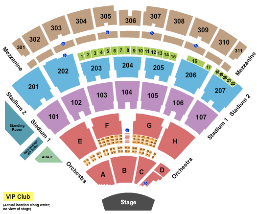 Jones Beach Theater Pitbull Seating Chart